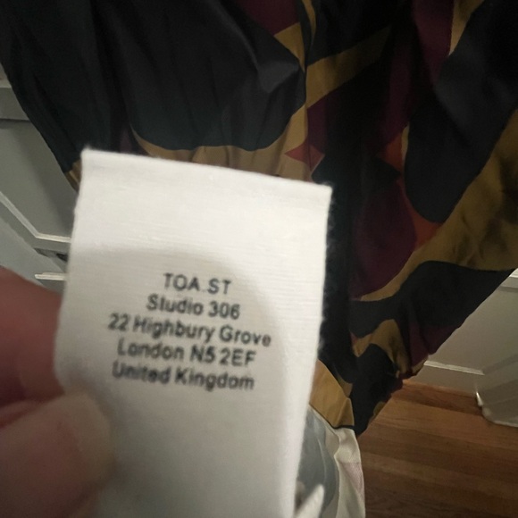 TOAST London geo print cup to blend dress size 18 - Picture 11 of 16
